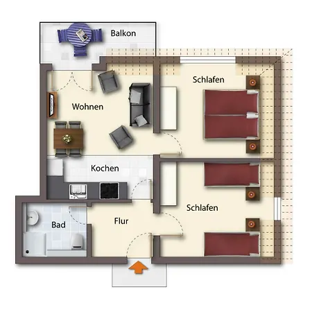Brise Haus Seehof App 234 شقة هيرينجسدورف
